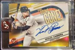 Miguel Cabrera [Gold] Baseball Cards 2023 Topps Pristine Going Gone Autographs Prices