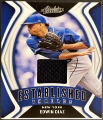 Edwin Diaz Baseball Cards 2022 Panini Absolute Established Threads Prices