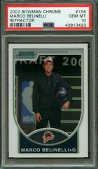 Marco Belinelli [Refractor] #156 Basketball Cards 2007 Bowman Chrome Prices