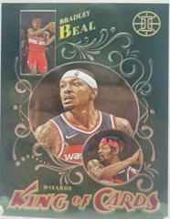 Bradley Beal [Emerald] #23 Basketball Cards 2021 Panini Illusions King of Cards Prices