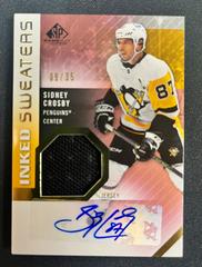 Sidney Crosby Hockey Cards 2021 SP Game Used Inked Sweaters Autograph Prices