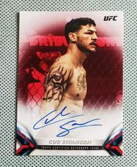 Cub Swanson [Red] Ufc Cards 2018 Topps UFC Knockout Autographs Prices