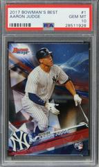 Aaron Judge Baseball Cards 2017 Bowman's Best Prices
