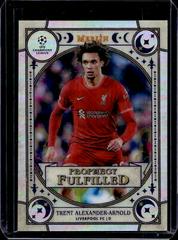 Trent Alexander Arnold #PF-4 Soccer Cards 2021 Topps Merlin Chrome UEFA Prophecy Fulfilled Prices