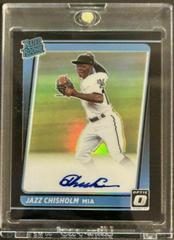 Jazz Chisholm [Black] #RRS-JC Baseball Cards 2021 Panini Donruss Optic Rated Rookie Signatures Prices