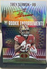 Trey Sermon [Red] #RE-24 Football Cards 2021 Panini Illusions Rookie Endorsements Autographs Prices