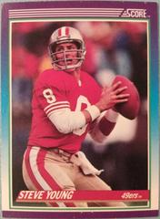 Steve Young #145 Football Cards 1990 Panini Score Prices