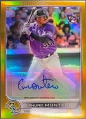 Elehuris Montero [Gold] #AC-EM Baseball Cards 2022 Topps Chrome Update Autographs Prices