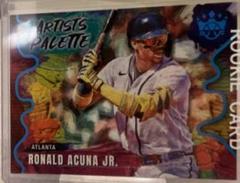 Ronald Acuna Jr. [Blue] Baseball Cards 2022 Panini Diamond Kings Artist's Palette Prices