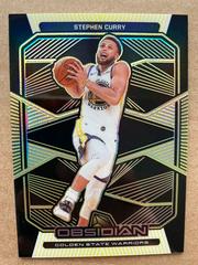 Stephen Curry [Yellow] #3 Basketball Cards 2019 Panini Obsidian Prices