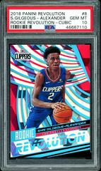 Shai Gilgeous Alexander [Cubic] #8 Basketball Cards 2018 Panini Revolution Rookie Prices