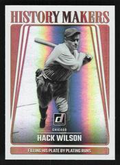Hack Wilson #HIM8 Baseball Cards 2023 Panini Donruss History Makers Prices