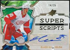 Elmer Soderblom [Gold] Hockey Cards 2022 SPx Rookie Superscripts Autographs Prices