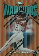 Andruw Jones [Refractor] #100 Baseball Cards 1997 Finest Prices