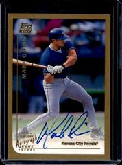 Mark Quinn [Certified Autograph] Baseball Cards 1999 Topps Traded Prices