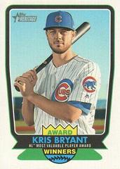 Kris Bryant Baseball Cards 2017 Topps Heritage Award Winners Prices
