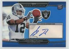 Jacoby Ford [Blue Refractor Autograph] #142 Football Cards 2010 Topps Platinum Prices