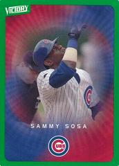 Sammy Sosa [Green] #22 Baseball Cards 2003 Upper Deck Victory Prices