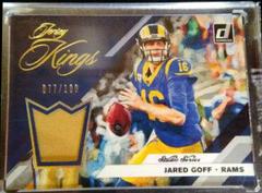 Jared Goff Football Cards 2019 Donruss Jersey Kings Prices