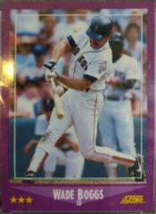 Wade Boggs #2 Baseball Cards 1988 Score Glossy Prices