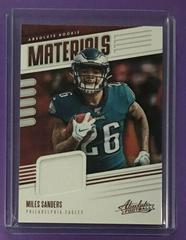 Miles Sanders Football Cards 2019 Panini Absolute Rookie Materials Prices