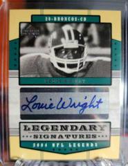 Louis Wright Football Cards 2004 Upper Deck Legends Legendary Signatures Prices