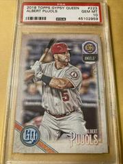 Albert Pujols #223 Baseball Cards 2018 Topps Gypsy Queen Prices
