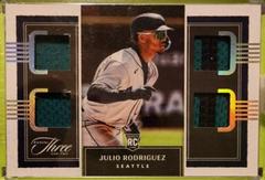 Julio Rodriguez [Holo Silver] #125 Baseball Cards 2022 Panini Three and Two Prices