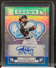 Payton Henry [Silver] Baseball Cards 2022 Panini Capstone Crown Autographs Prices