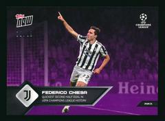 Federico Chiesa #37 Soccer Cards 2021 Topps Now UEFA Champions League Prices