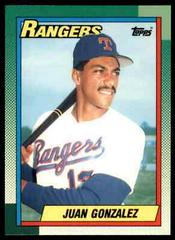 Juan Gonzalez Baseball Cards 1990 Topps Tiffany Prices