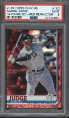 Aaron Judge [Red Refractor] #150 Baseball Cards 2019 Topps Chrome Sapphire Prices