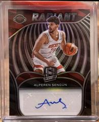 Alperen Sengun Basketball Cards 2021 Panini Spectra Radiant Signatures Prices