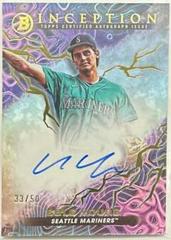 Cole Young [Gold Foil Electricity] #PPA-CY Baseball Cards 2023 Bowman Inception Primordial Prospect Autograph Prices