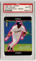 Tony Gwynn [Single] #17 Baseball Cards 1996 Collector's Choice You Make Play Prices