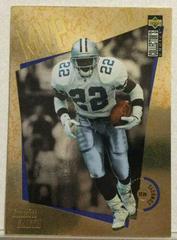 Emmitt Smith [Gold] #M12 Football Cards 1996 Collector's Choice MVP Prices