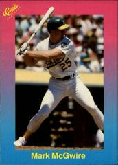 Mark McGwire #4 Baseball Cards 1989 Classic Prices