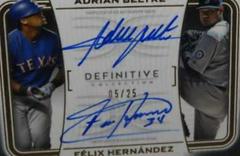 Felix Hernandez, Adrian Beltre #DAC-BFE Baseball Cards 2023 Topps Definitive Dual Autograph Collection Prices