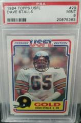 Dave Stalls Football Cards 1984 Topps USFL Prices