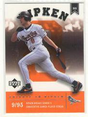 Cal Ripken Jr. [Tribute to Ripken] #98 Baseball Cards 2002 Upper Deck Prospect Premieres Prices