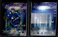 Elias Pettersson #1 Hockey Cards 2022 Upper Deck Synergy 2030 Prices