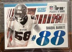 Shaquil Barrett #T88 Football Cards 2022 Panini Score Top 100 Prices