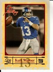 Kurt Warner Football Cards 2004 Fleer Sweet Sigs Prices