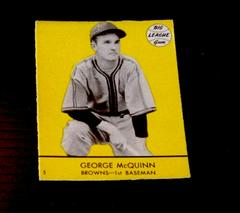 George McQuinn [Yellow Background] #5 Baseball Cards 1941 Goudey Prices