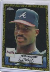 Fred McGriff [Black Gold] Baseball Cards 2021 Topps Chrome Platinum Anniversary Prices