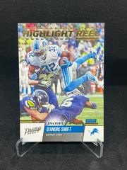 D'Andre Swift [Gold] Football Cards 2022 Panini Prestige Highlight Reel Prices