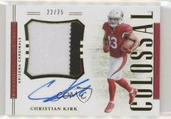 Christian Kirk [Prime] Football Cards 2018 National Treasures Rookie Colossal Signatures Prices