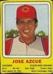 Jose Azcue [Hand Cut] Baseball Cards 1969 Transogram Prices