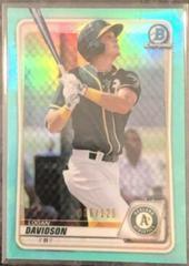 Logan Davidson [Aqua Refractor] #BCP-88 Baseball Cards 2020 Bowman Chrome Prospects Prices