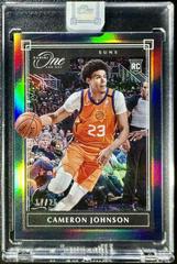 Cameron Johnson [Blue] Basketball Cards 2019 Panini One and One Prices